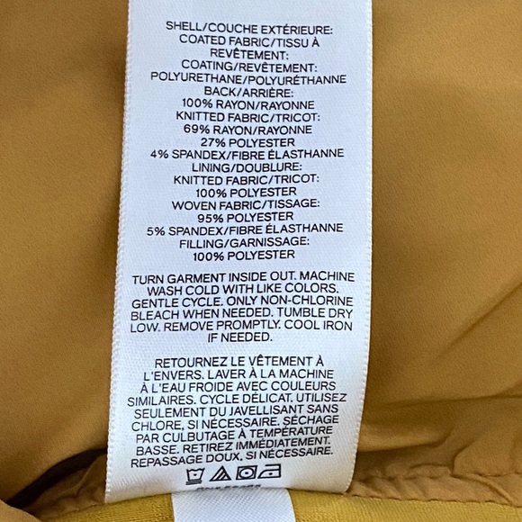 NWOT. Express Faux Leather Moto
Jacket, Sz L - Picture 10 of 10